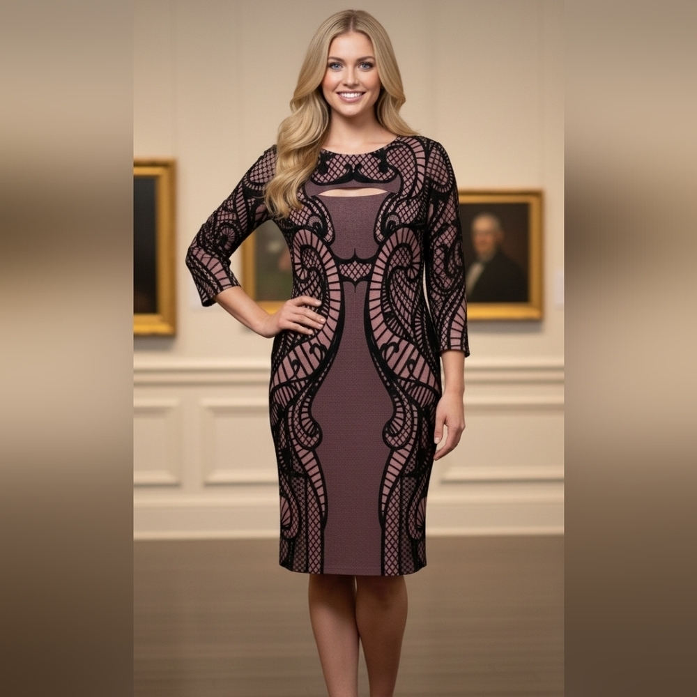 NWT ECI dress stretch size 6